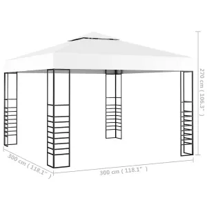 Berkfield Garden Marquee 3x3 m White