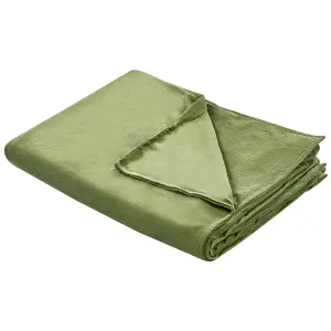 Weighted Blanket Cover RHEA 150 x 200 cm Dark Green