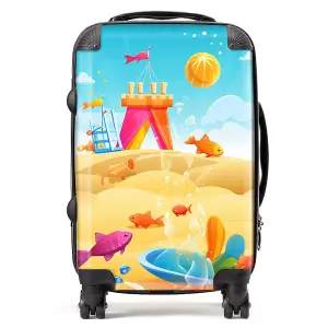 Fishes On A Beach Holiday Suitcase - Cabin