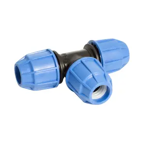 FloPlast Equal Tee 32mm MDPE Fitting