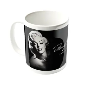 Marilyn Monroe Noir Mug White/Black (One Size)