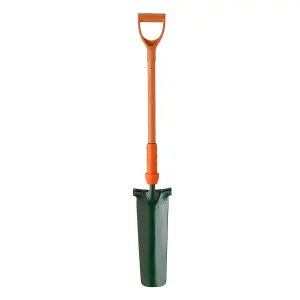 Bulldog Insulated Newcastle Metal Pointed D-shaped Handle Trenching Drain shovel PD5NDINR