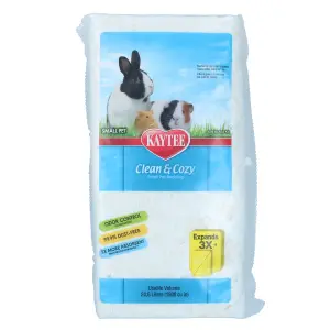 1PK 24.6L White Clean & Cozy Small Animals Bedding 99% Dust Free Odor Control