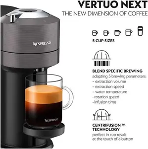 Nespresso Vertuo Next Pod Coffee Machine By Magimix - Grey