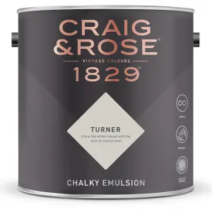 Craig & Rose 1829 Turner  Chalky Emulsion paint, 2.5L