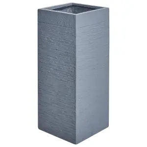 Plant Pot 26 x 26 x 60 cm Grey DION