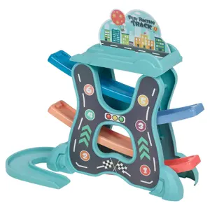 URBNLIVING Kids Toys Car Helter Skelter Adventure Race Track Interactive Game Set Age 3+ Yr