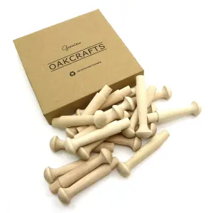 Oakcrafts - Birch Shaker Peg 3.5" - Pack of 20