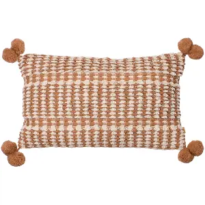 furn. Ayaan Woven Tufted Feather Filled Cushion