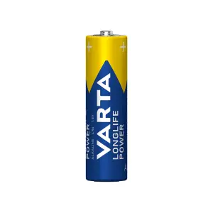 Varta Longlife Power 1.5V AA Battery, Pack of 8