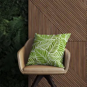 Green Leaf Pattern Outdoor Cushion 60cm x 60cm