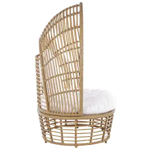 Garden Chair LIDO Rattan Beige