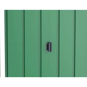 8 x 8 Apex Metal Garden Shed - Green (8ft x 8ft / 8' x 8' / 2.6m x 2.4m)