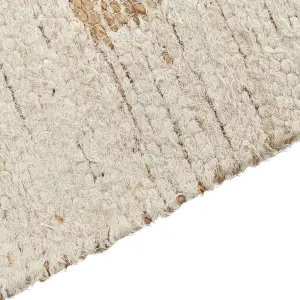 Jute Area Rug 200 x 300 cm Beige ZIARAT