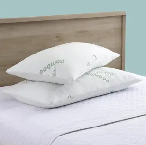 Set of 2 Bamboo Anti Allergy Soft Touch Pillows