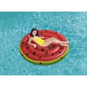 Bestway BW43140 Inflatable Watermelon Pool Float Ride on for Kids and Adults