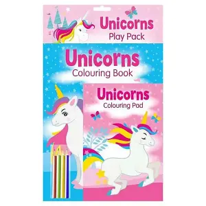 Alligator Play Pack Unicorn Colouring Set Multicoloured (One Size)