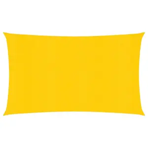 Berkfield Sunshade Sail 160 g/m2 Yellow 3x6 m HDPE