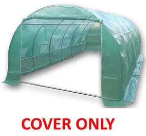 6m x 3m (20' x 10' approx) Pro+ Green Polytunnel Replacement Cover