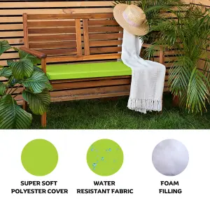 Lime Green Garden Bench Seat Cushion Non Slip Comfortable Patio Bench Cushions Swing Cushions