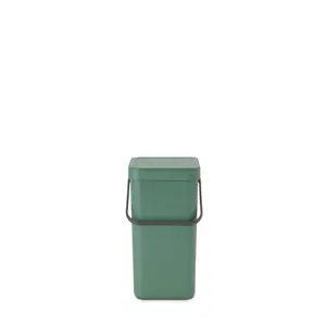 Brabantia Sort and Go 12 Litre Waste Bin Green