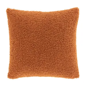 Catherine Lansfield So Soft Velvet Boucle 45x45 cm Cushion Caramel