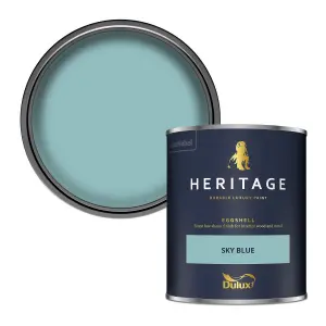 Dulux Trade Heritage Sky Blue Eggshell Wall paint, 750ml