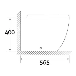 Isaac Back to Wall Toilet with Soft Closing Seat