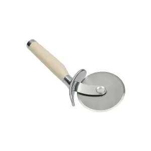 KitchenAid Stainless Steel Pizza Cutter Almond Cream