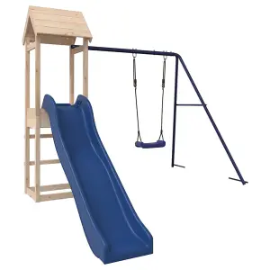 Berkfield Outdoor Playset Solid Wood Pine