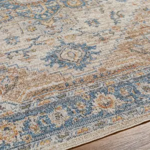 RIVER Machine Washable Vintage Area Rug 200 x 275 cm