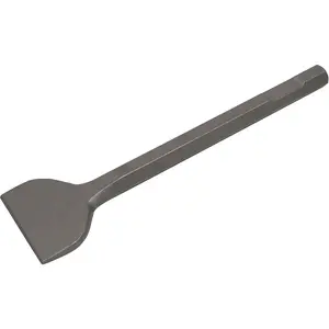 75 x 380mm Wide Impact Chisel for Bosch and Compatible Demolition Breakers