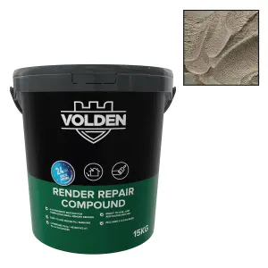 Volden Repair Render compound, 15kg Tub - Requires mixing before use