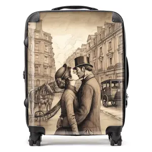 Sharing A Kiss Suitcase - Large