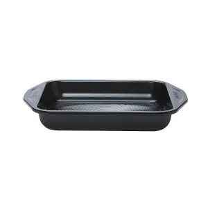 Circulon Square Steel Black Non-Stick Heat Resistant Cake Tin 9"