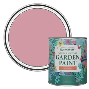 Rust-Oleum Dusky Pink Satin Garden Paint 750ml