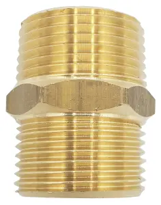 PEPTE 1/2" BSP x NPT Male Union Nipple Thread Joiner Adaptor UK Thread to American