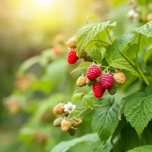 Lincolnshire Fruits Cascade Delight Potted 7 Litre (Raspberry)