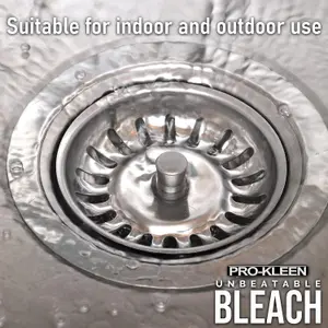 Pro-Kleen Unbeatable Bleach - Kills Germs and Bacteria - Removes Odours, Prevents Limescale & Removes Stains 15L