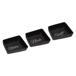 Maison by Premier Set Of Three Mange Snack Dishes