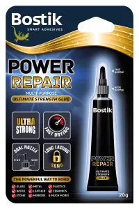 6 x Bostik Power Repair Adhesive 20g