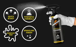 Emberzz - Stove Glass Cleaner - Dissolves Soot, Grease and Tar - For Wood, Log Burner - 500ml