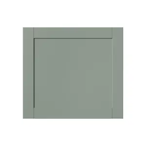 GoodHome Ashmead Matt reed green Shaker Appliance Cabinet door (W)600mm (H)543mm (T)16mm