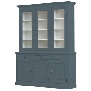 Berardina Display Cabinet Blue Grey