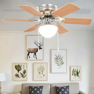 Syliva 82cm Ceiling Fan with Light Kit Light Brown