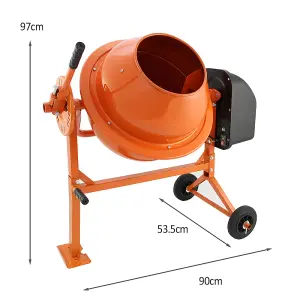 70L Cement Mixer 250W & Hand Held Electric Concrete Mixer 1100W