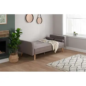 Birlea Ethan Large Sofa Bed In Grey Fabric