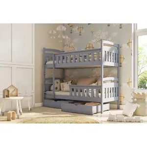 Forgey Single (3') Standard Bunk Bed Graphite