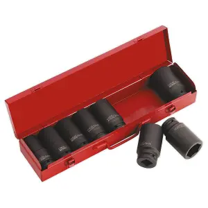 Sealey Impact Socket Set 8pc 3/4"Sq Drive Deep Metric AK80/9M