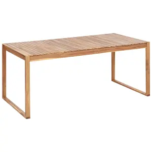 Garden Table Wood Light Wood SASSARI II